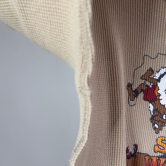 Y2K HOLLISTER Surf Graphic Waffle Knit Long Sleeve Shirt Skater Coastal Men’s M - Picture 6 of 10